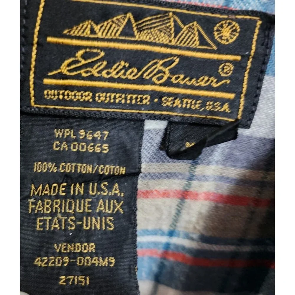 Eddie Bauer lined flannel