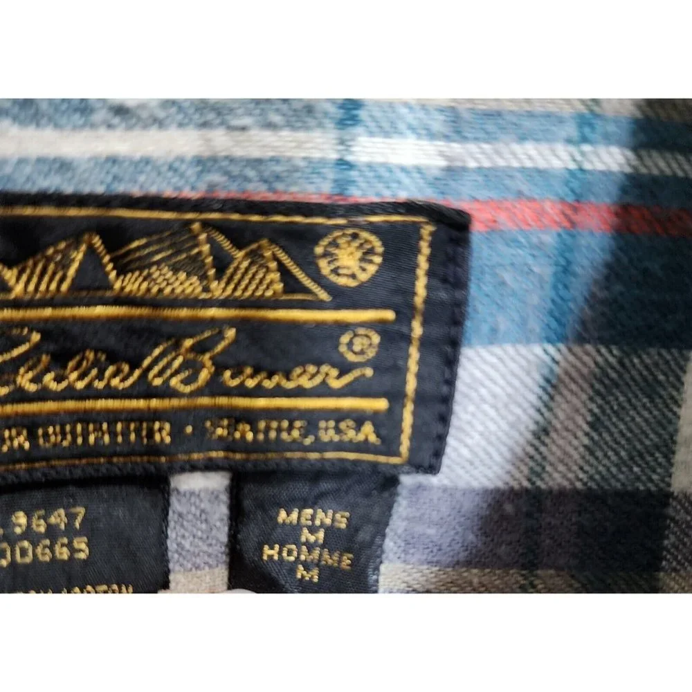 Eddie Bauer shacket plaid made
