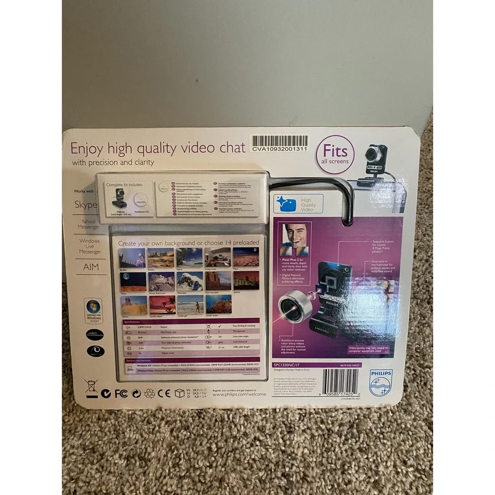 Philips spc1330nc webcam