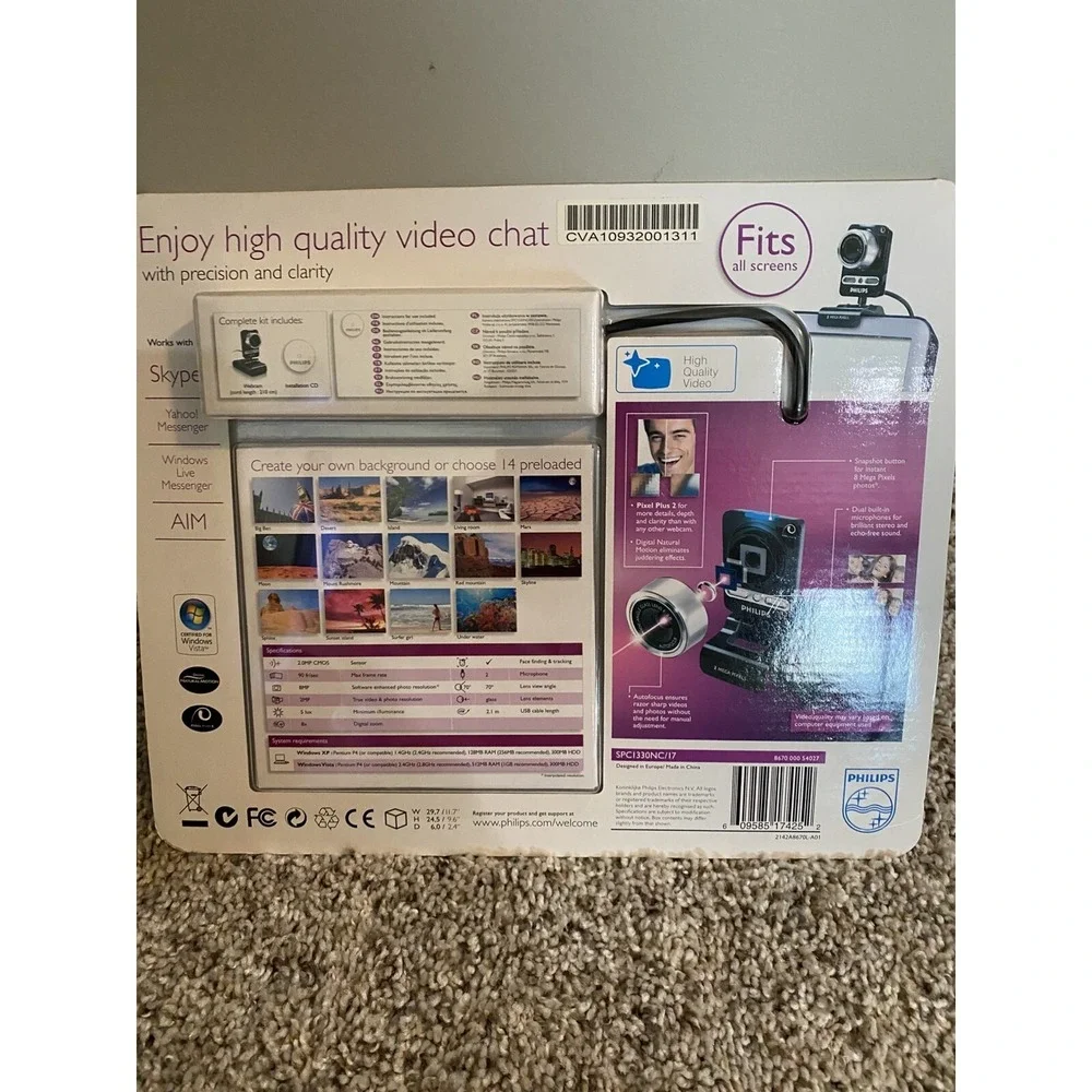 Philips spc1330nc webcam