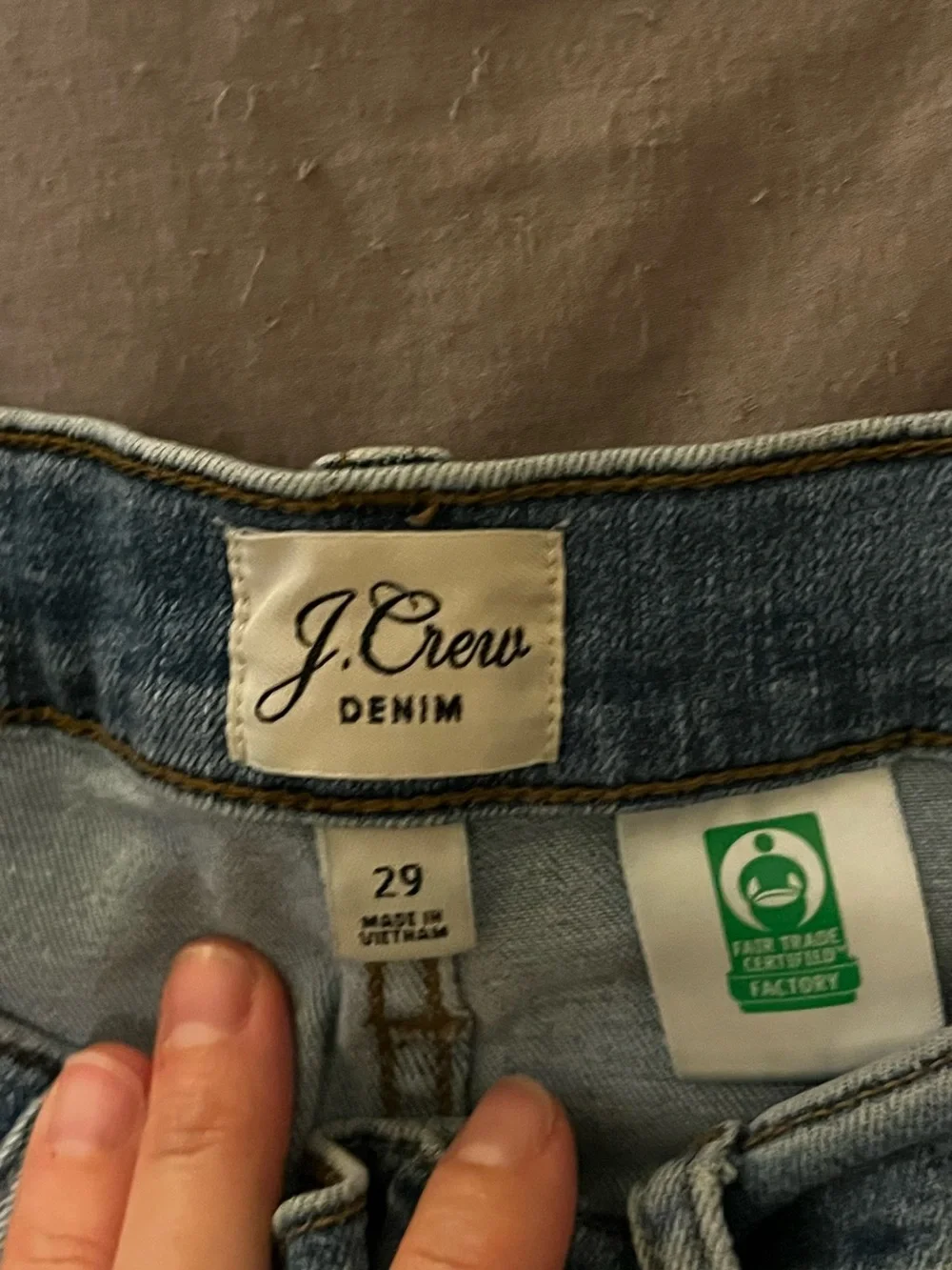 J. Crew slim silhouette