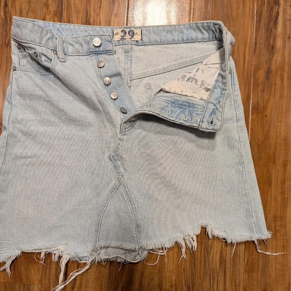 Free People 100% distressed wash