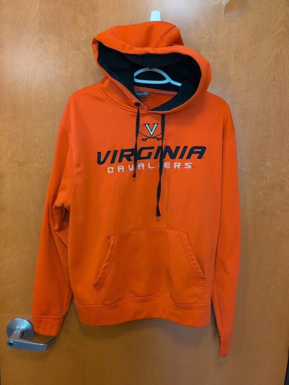 Stadium‎ Athletic Sweatshirt Mens L Orange Hoodie Pullover Virginia Cavaliers