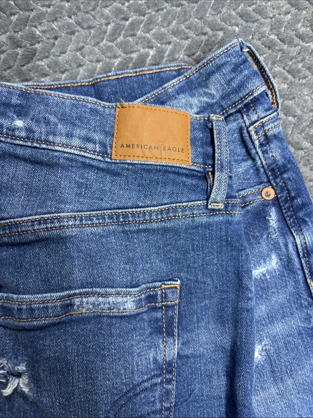 American Eagle Outfitters frayed loops