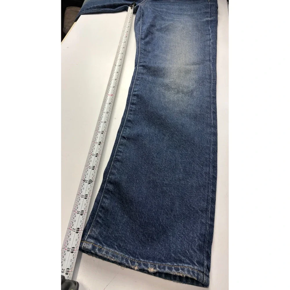 J.Crew 96 Straight Jeans Indigo Wash High Rise Stretch Denim RE-96-IDG Size 26