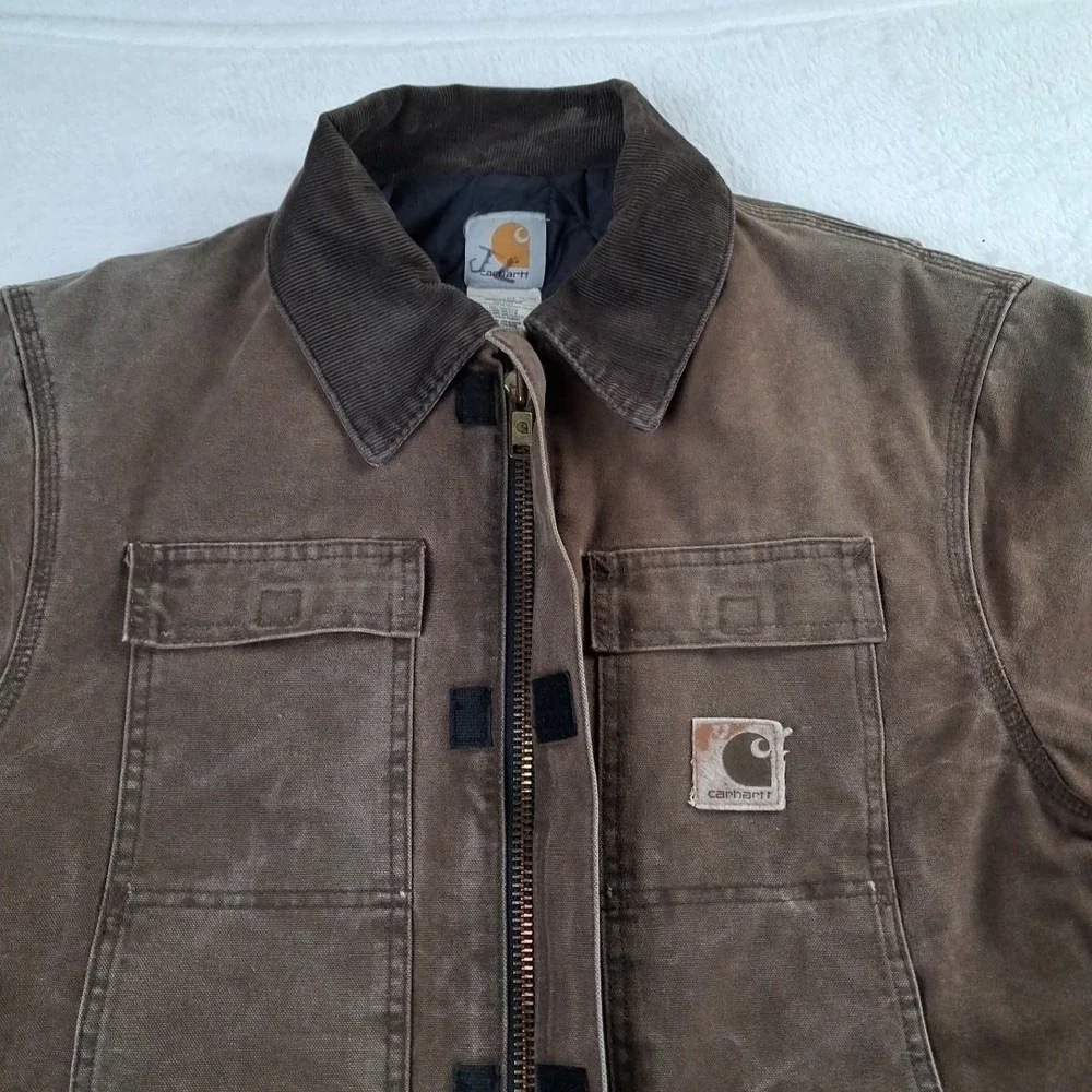 Vintage Carhartt C26 CHT Work Wear Arctic Insulated Chore Jacket Size‎ L
