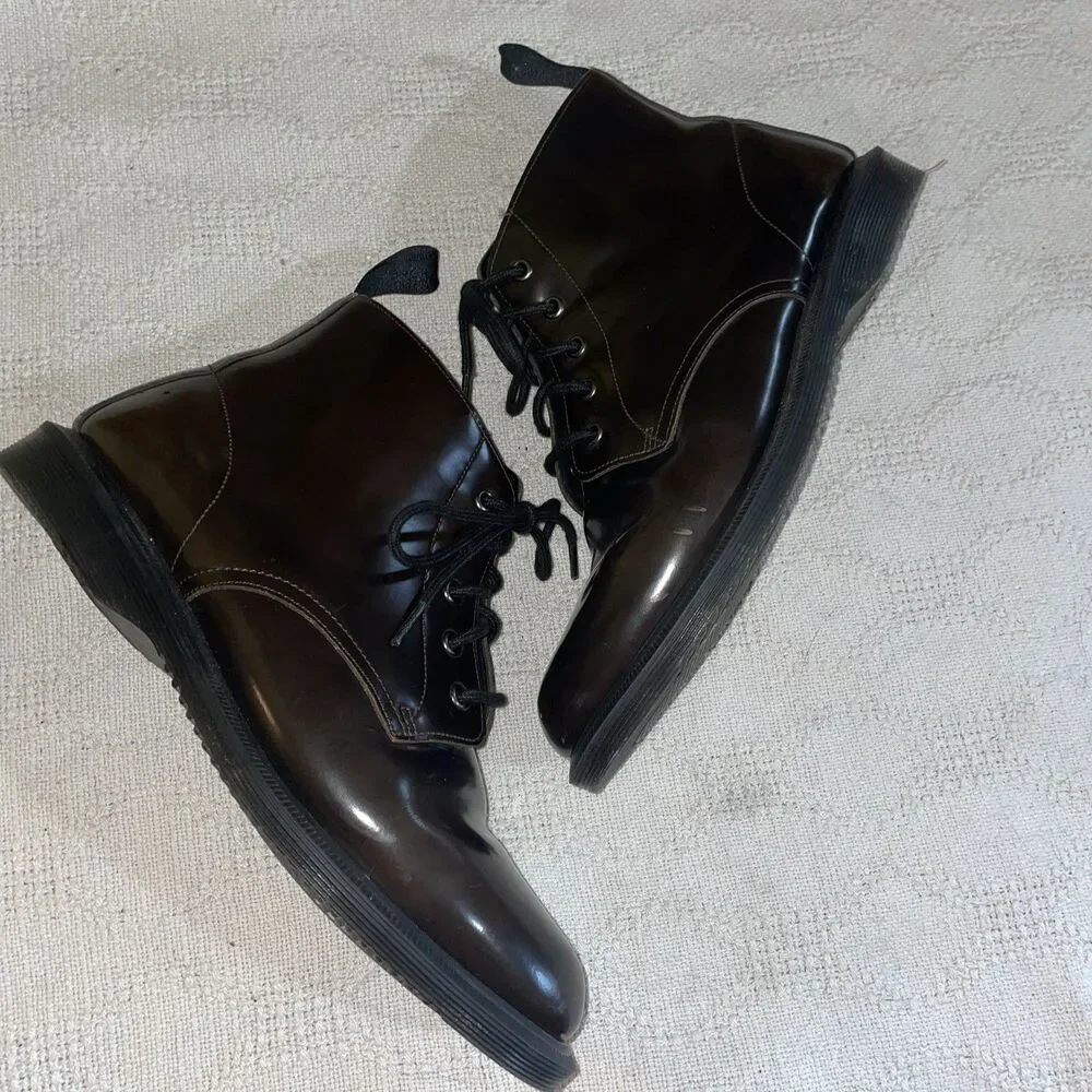 Dr. Martens Women’s Ankle Boots Size 11 M Brown Leather Workwear Activewear
