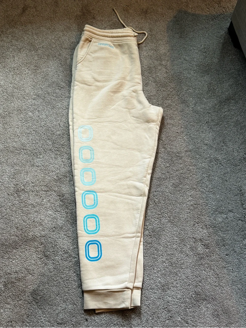 Overtime cream joggers