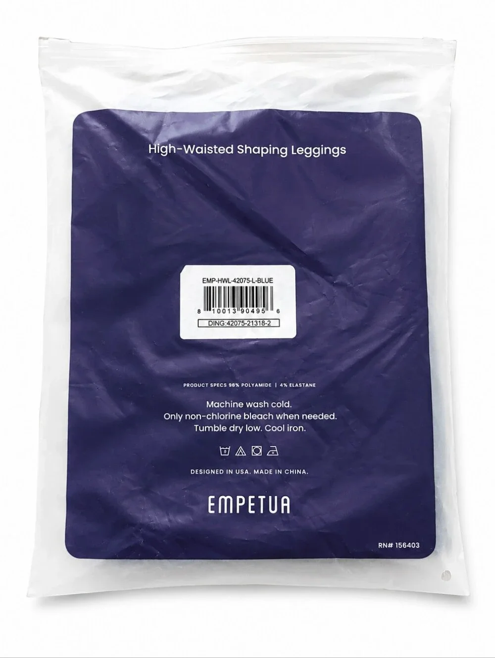 NWT Shapermint Essentials High-Waisted Shaping Leggings Navy Large 10-12