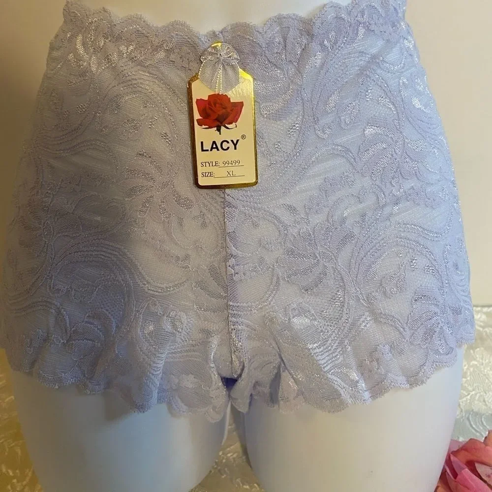 Lacy Boyshorts sexy panties pack of 2 size large