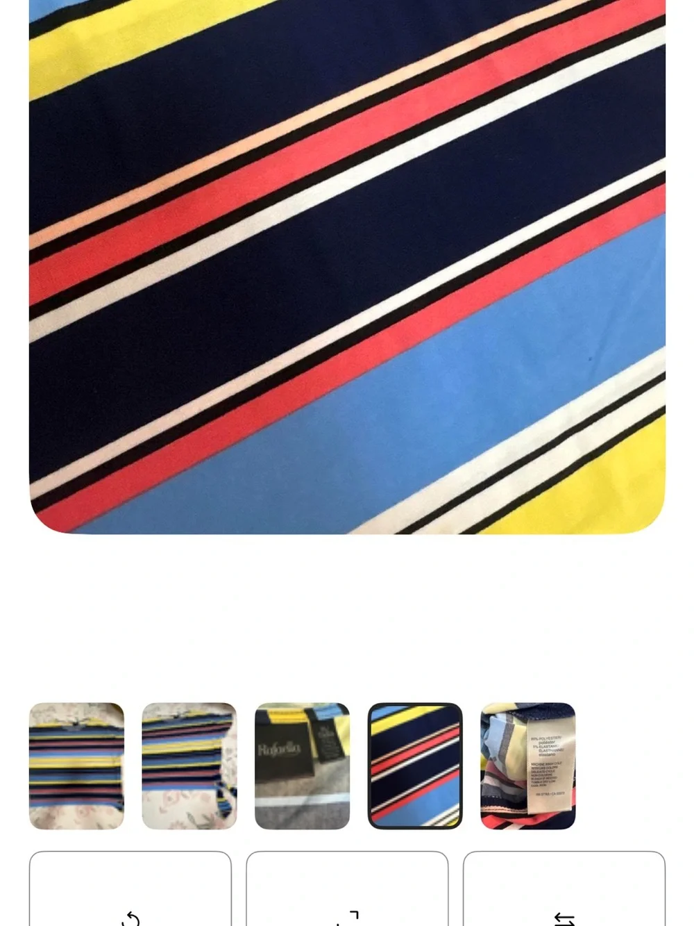 Rafaella striped throw