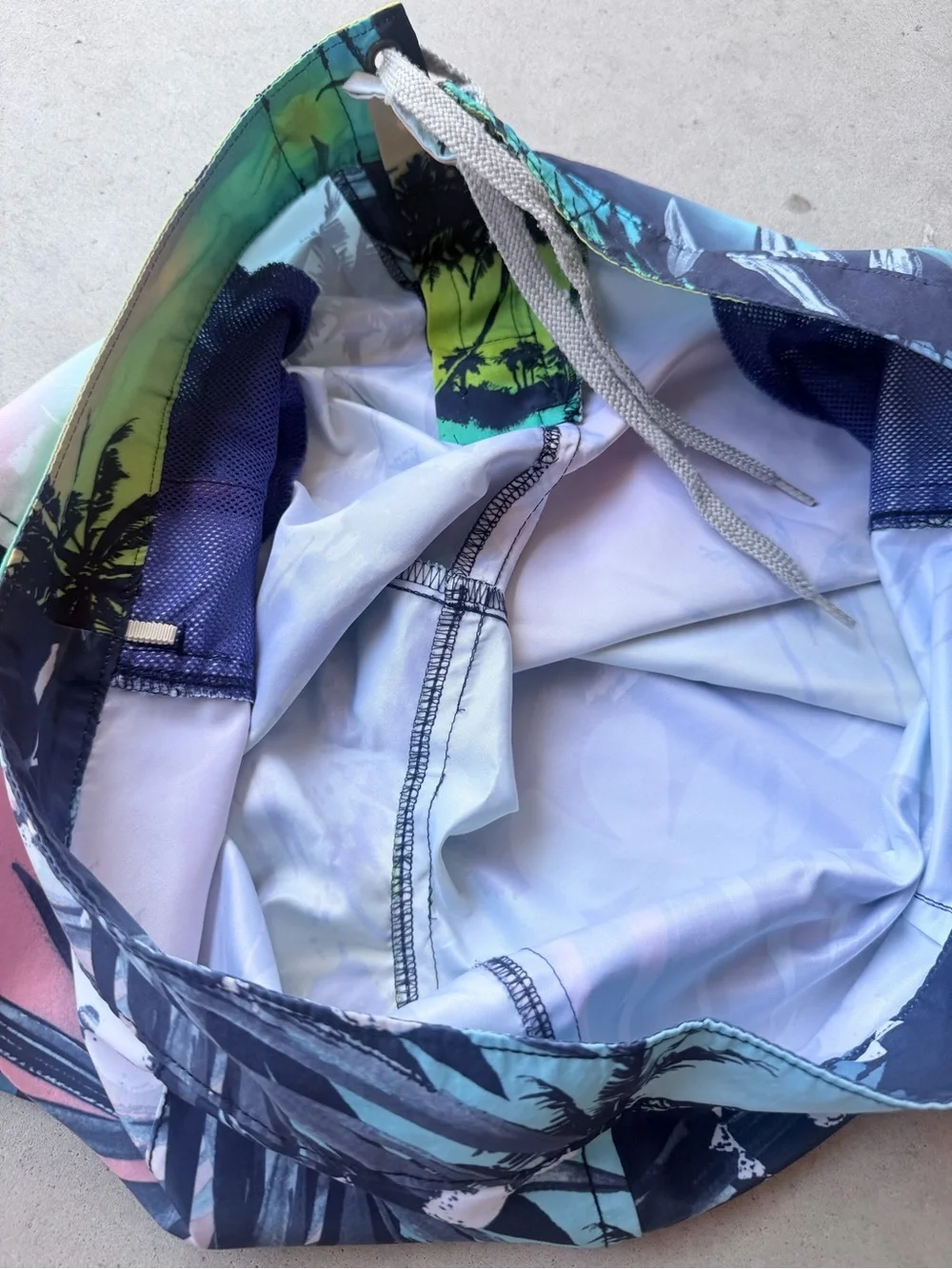 Tommy Bahama RELAX Mesh-Lined Swim Trunks in Miami Vice Tropical Night