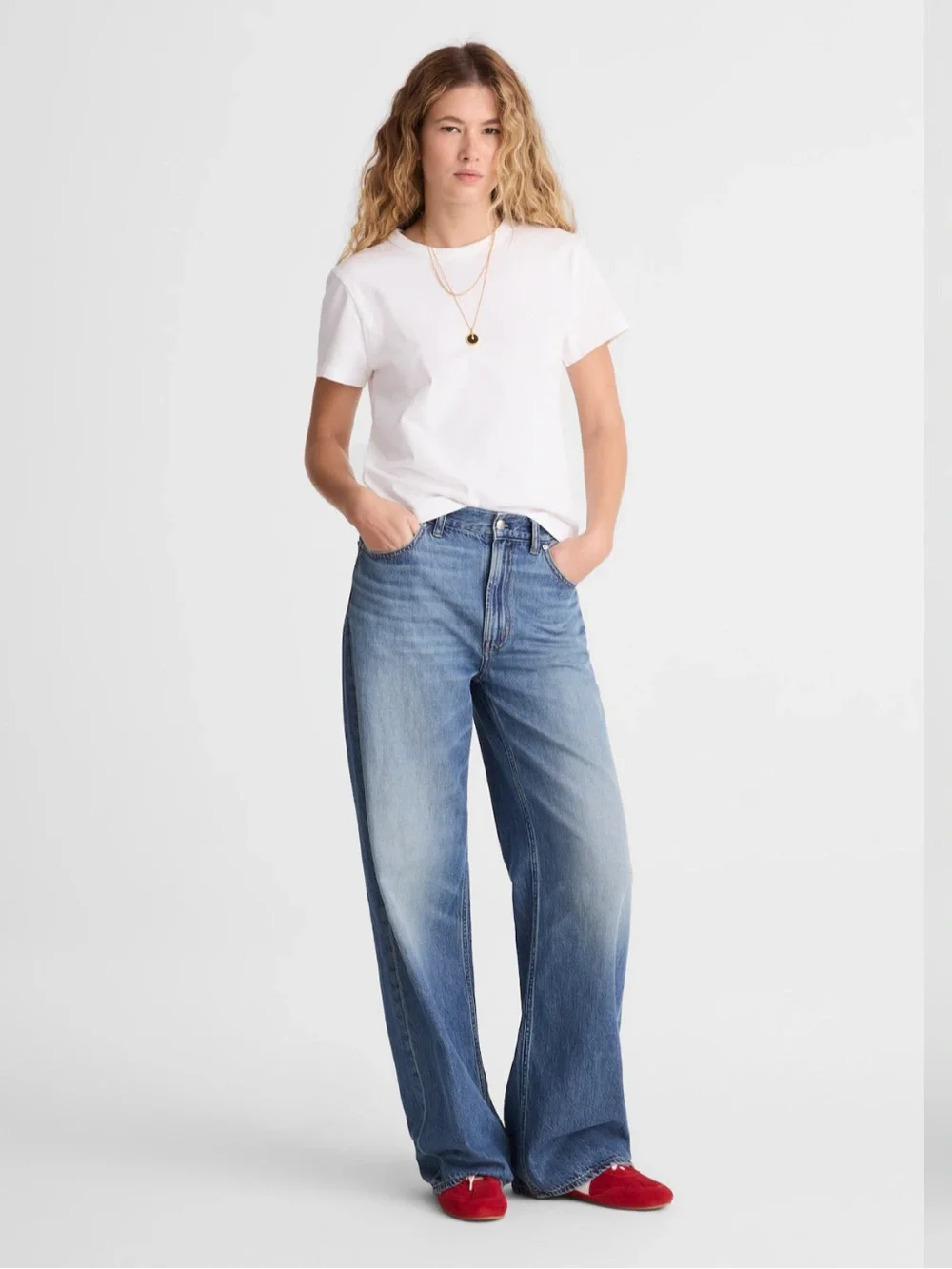 Madewell The Low-Slung Baggy Jean Slouchy Fit Women’s Size 29P NEW