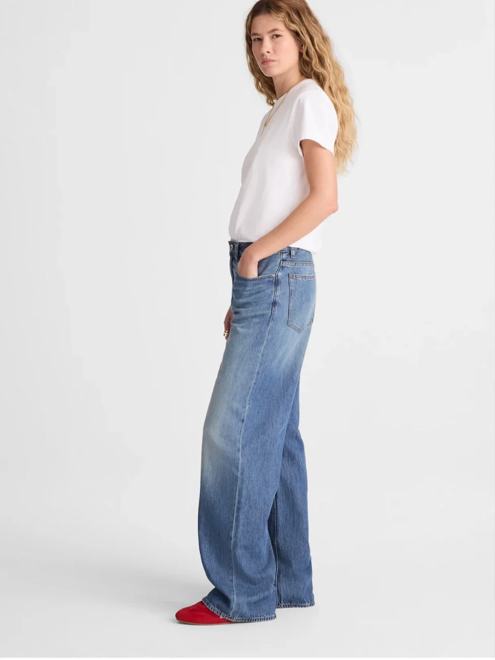 Madewell The Low-Slung Baggy Jean Slouchy Fit Women’s Size 29P NEW