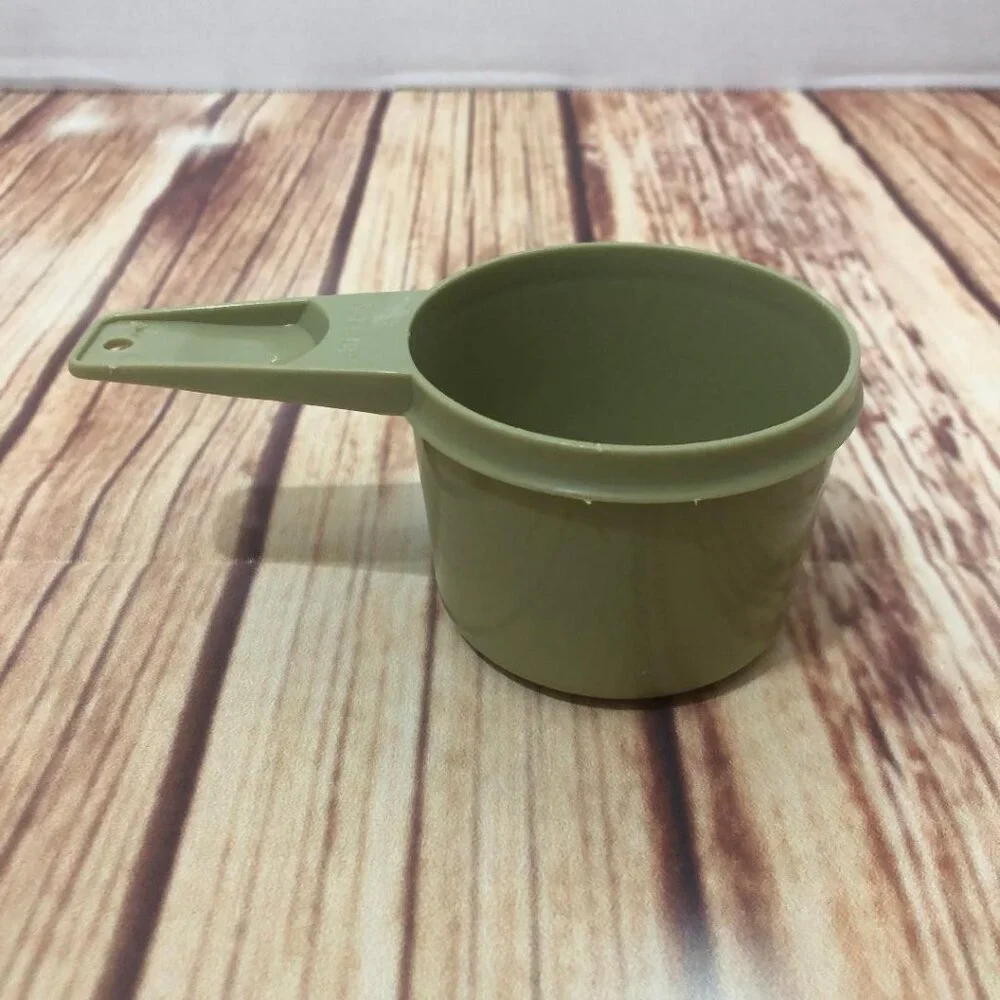 Vintage Tupperware Avocado Green Nesting Measuring Cup 3/4 CUP Replacement 762-5