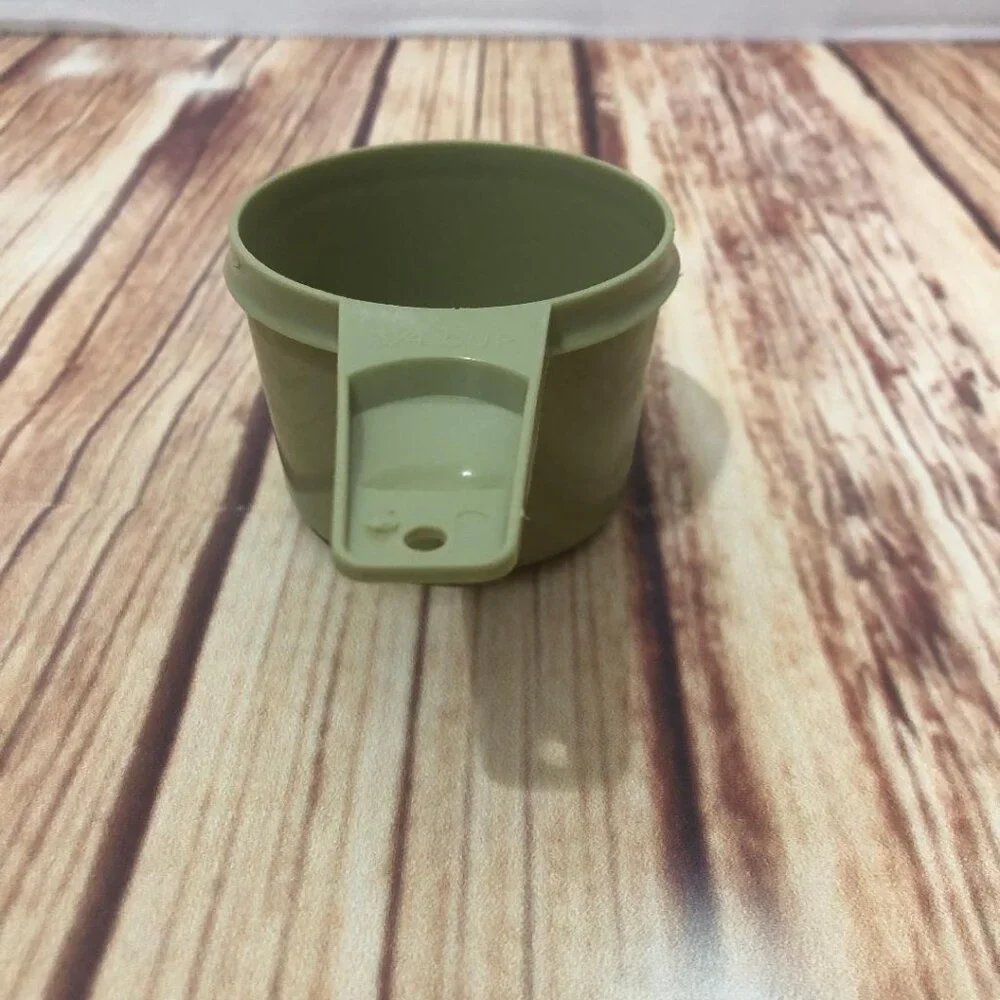 Vintage Tupperware Avocado Green Nesting Measuring Cup 3/4 CUP Replacement 762-5