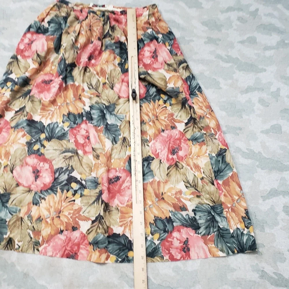 Vintage Orvis Skirt Womens 8 Multicolor Maxi Outdoors‎
