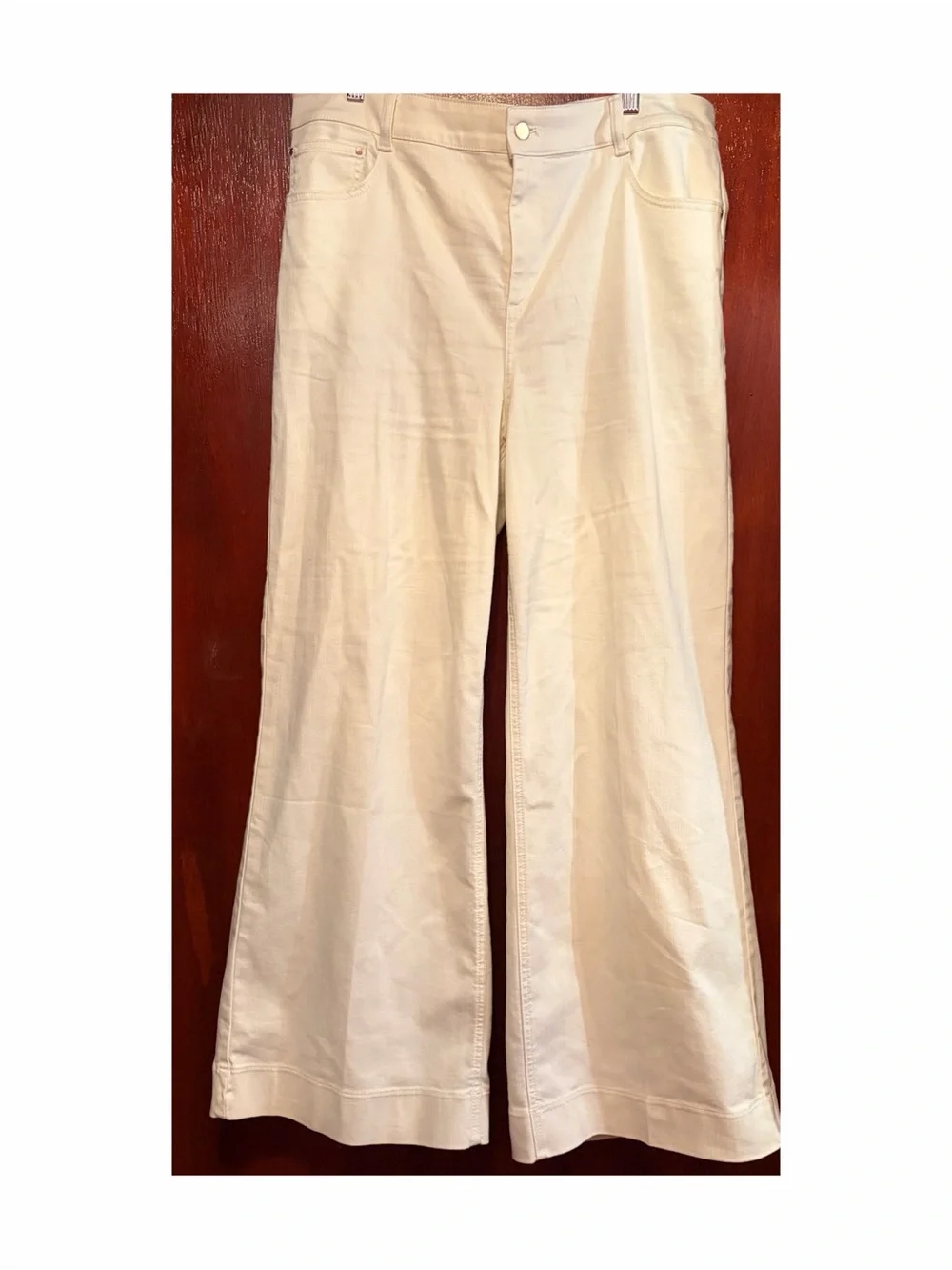 Talbots Women’s Cream Bootcut Jeans