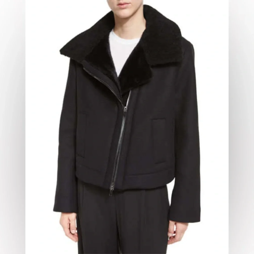 Vince collar 90%wool 10%nylon