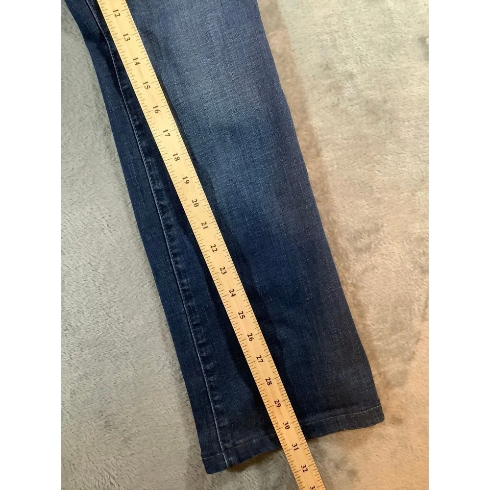 Lee Platinum Label Women's Curvy Fit Bootcut Jeans Blue Size 8 Stretch Denim