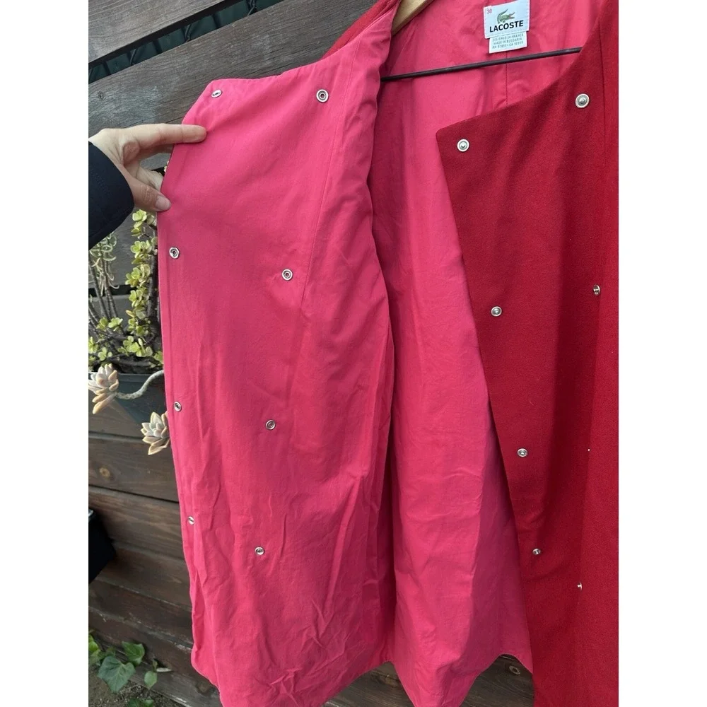 Lacoste wool red