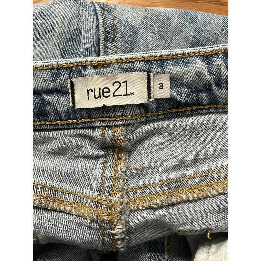rue21‎ Checkered Pattern Women's Jeans Size 3 25x26