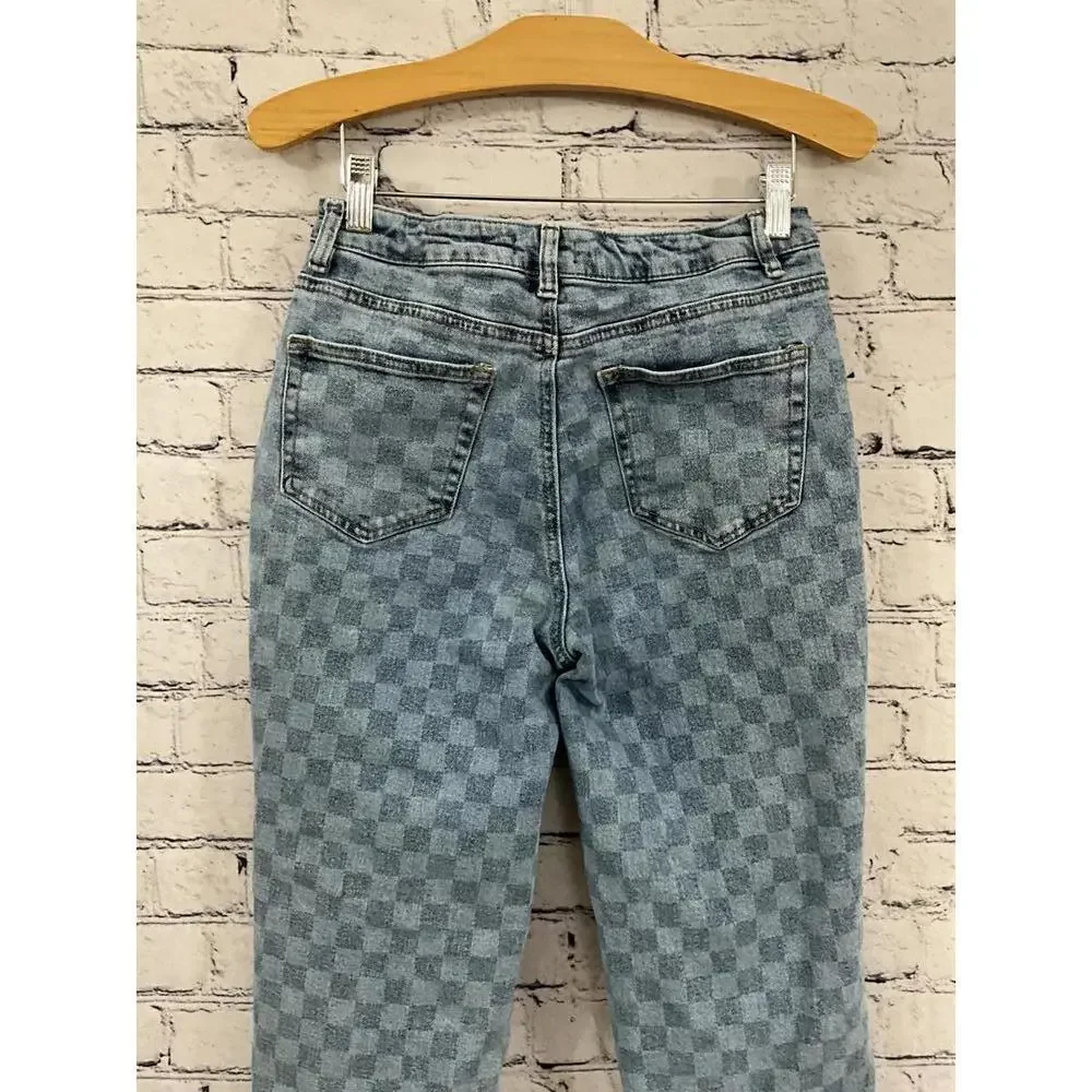 rue21‎ Checkered Pattern Women's Jeans Size 3 25x26