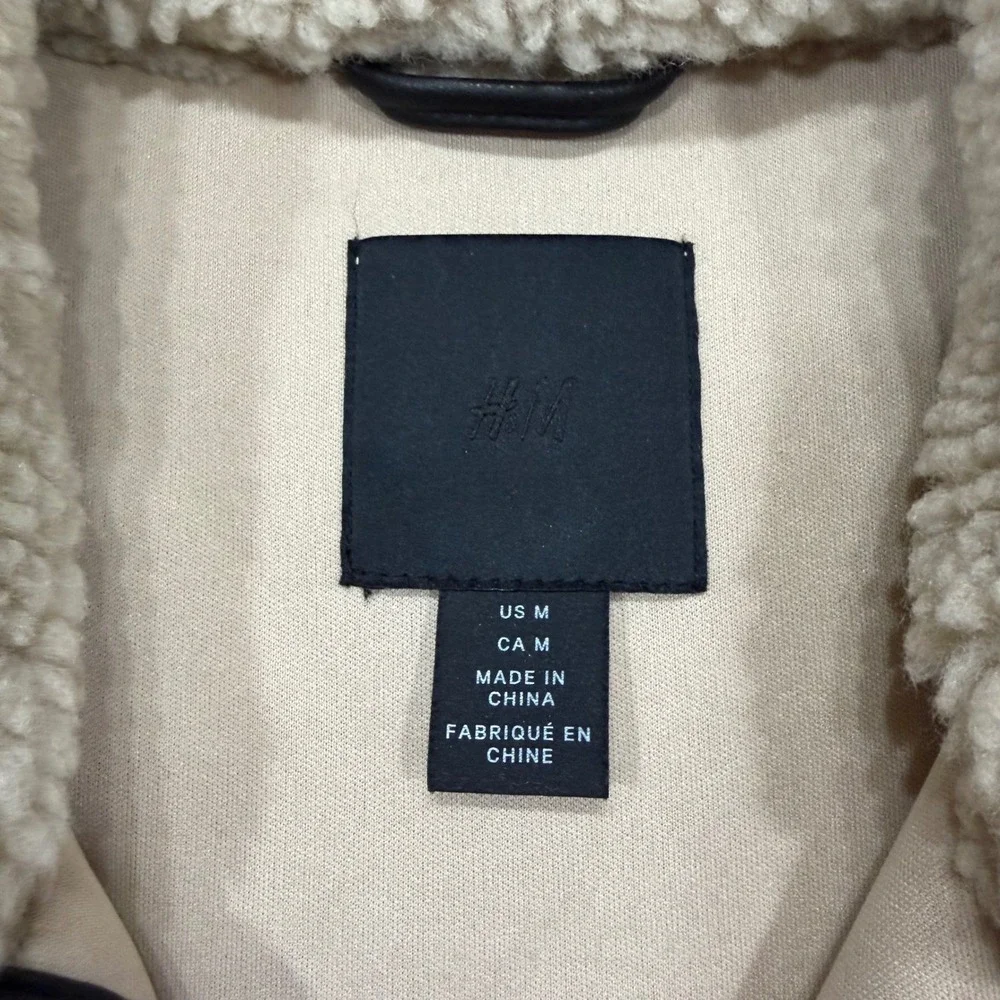 H&M pile fleece