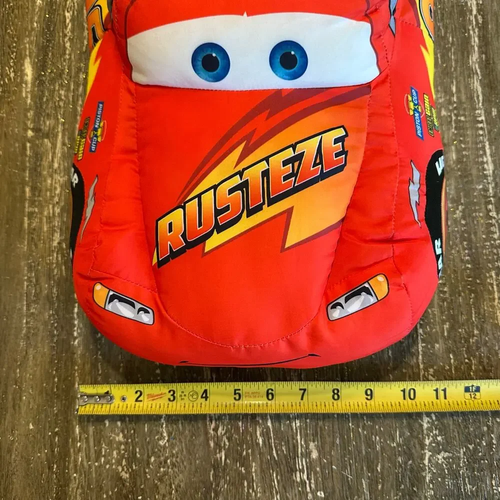Cars Lightning McQueen Transforming Plush Pillow Disney Pixar Hudson Hornet