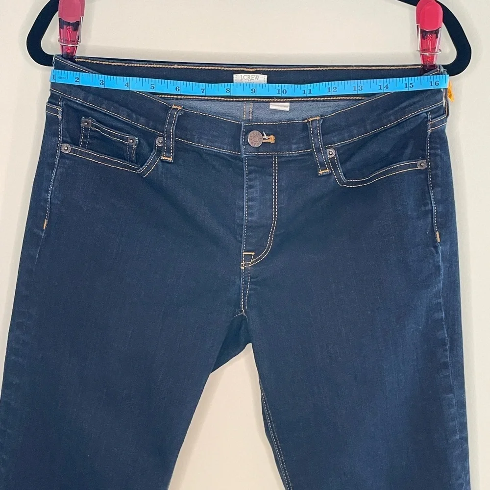 J. Crew dark leg blue