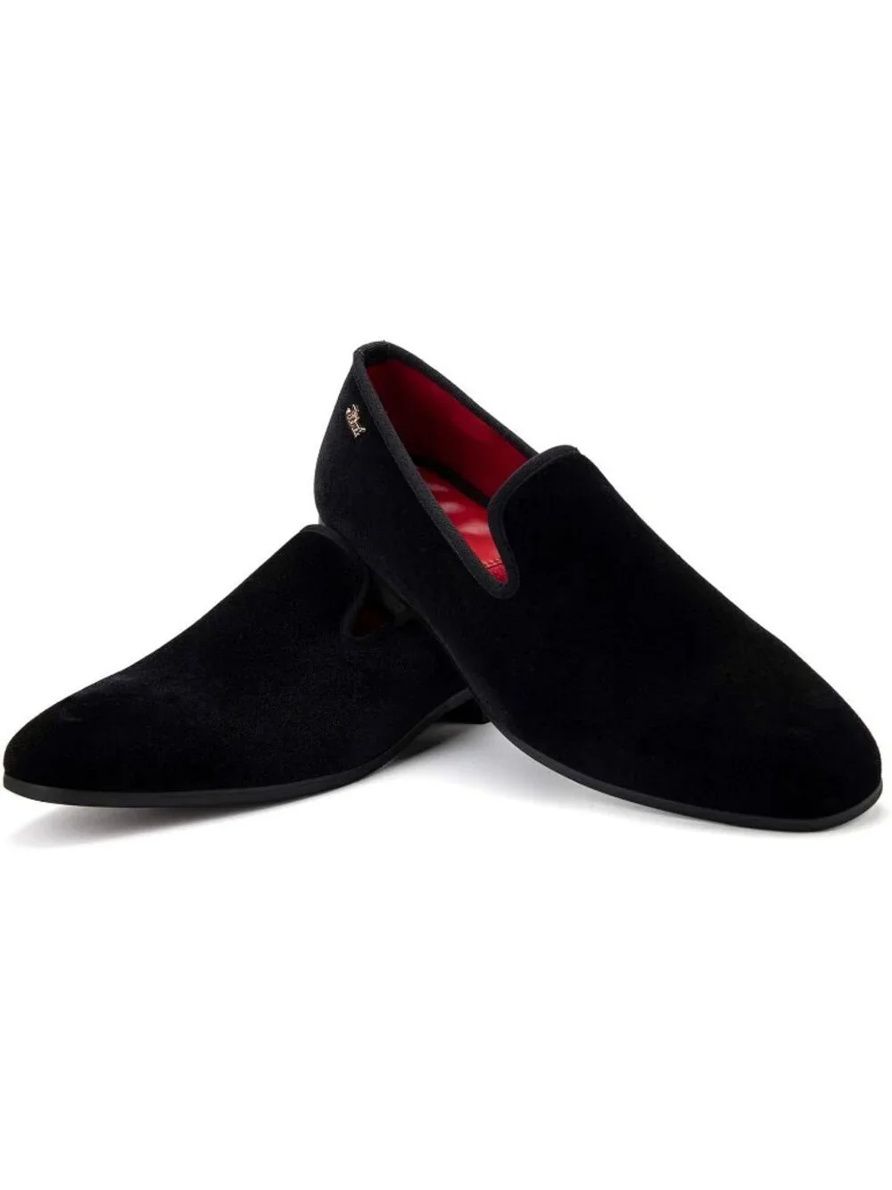 JITAI Men's Black15 Elegant Rubber & Leather Penny Loafers Casual Formal Shoes
