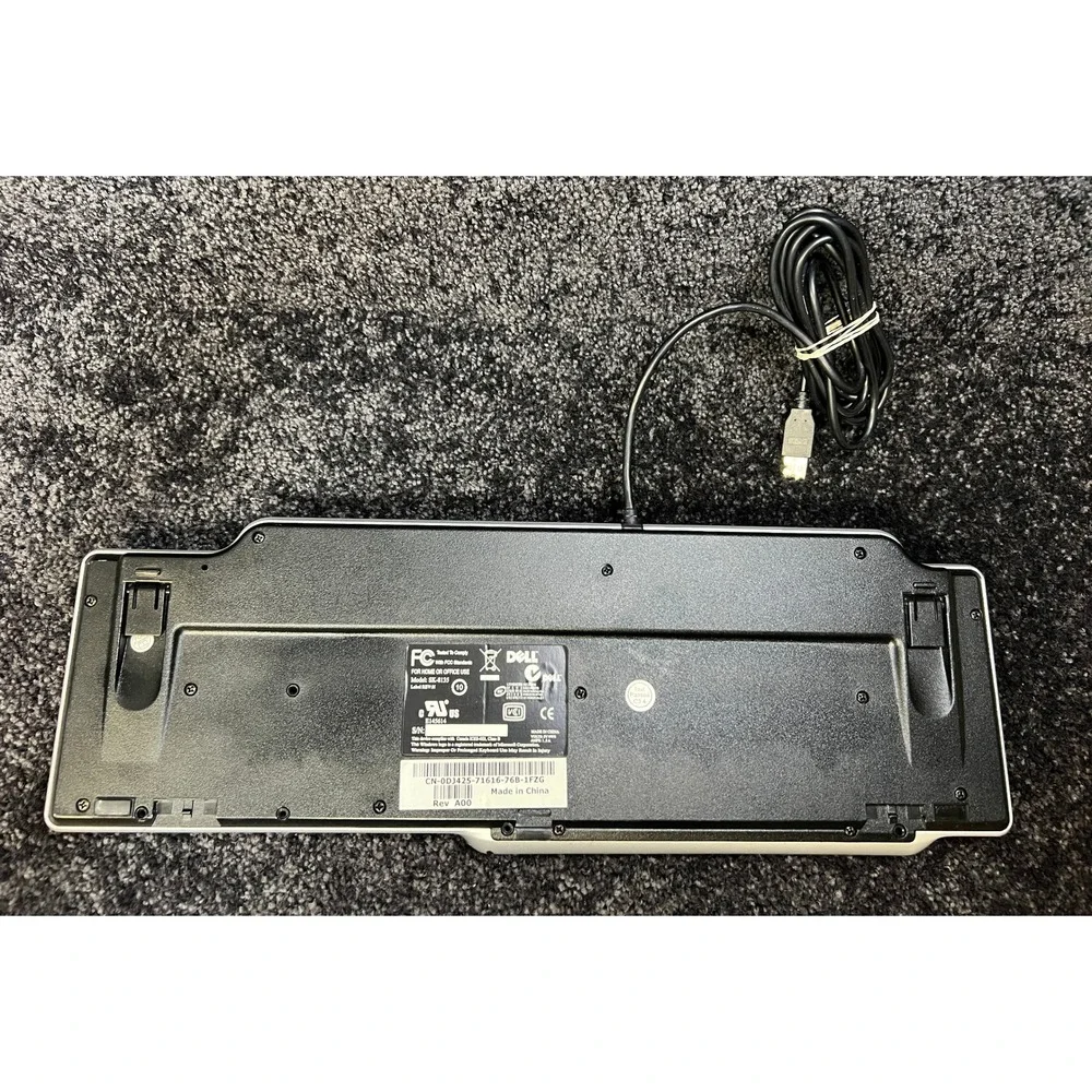 Dell SK-8135 USB Hub Wired Multimedia‎ Keyboard Tested Works Great Condition