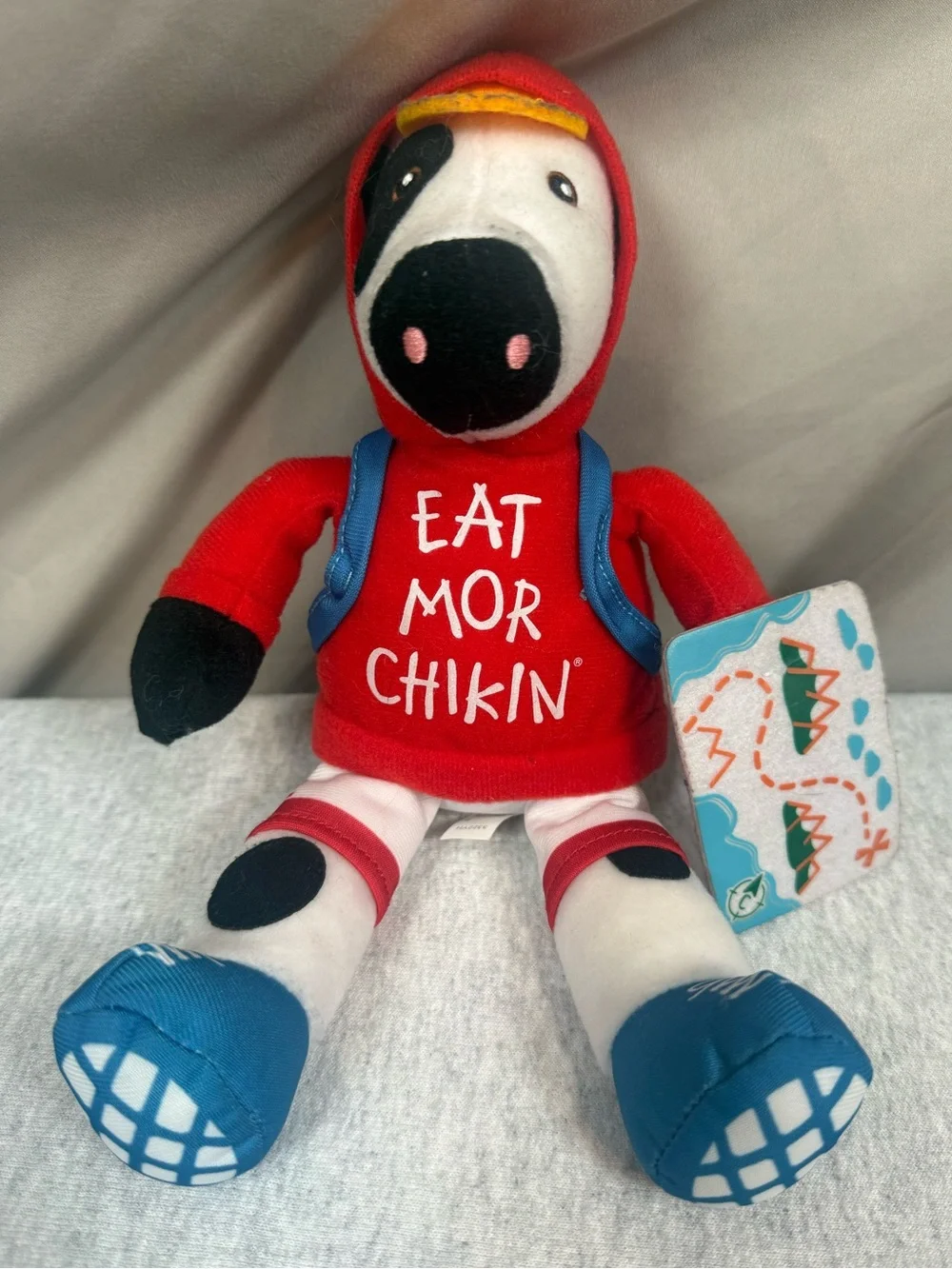Chick-fil-A Summer 2023 Traveler Explorer Plush Cow Red Hoodie
