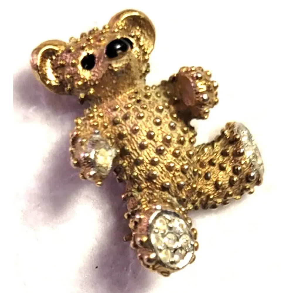 Unbranded goldtone end paws