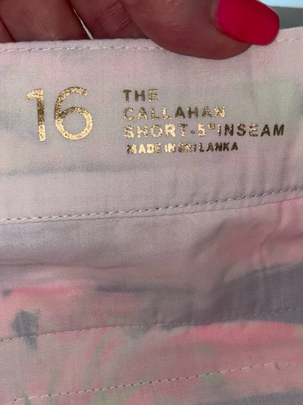 Lilly Pulitzer Callahan Shorts 16 NWT Tidal Wave Pans Garden Pink Floral