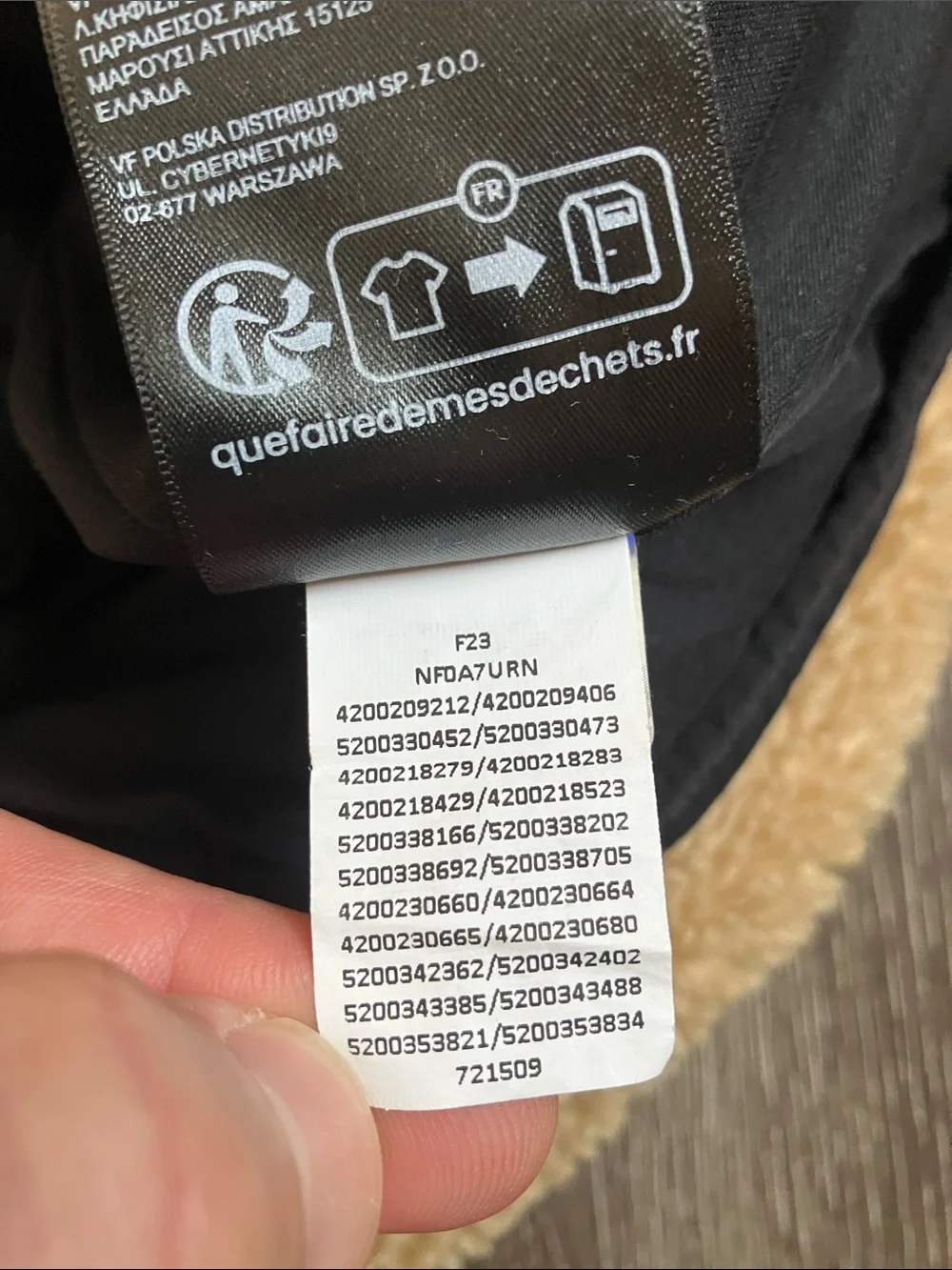 The North Face thick sherpa