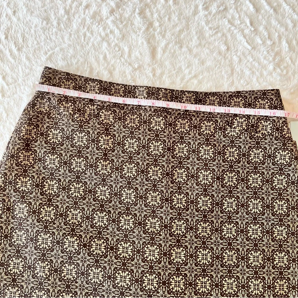 Lady Hagen Brown Patterned Golf Skort