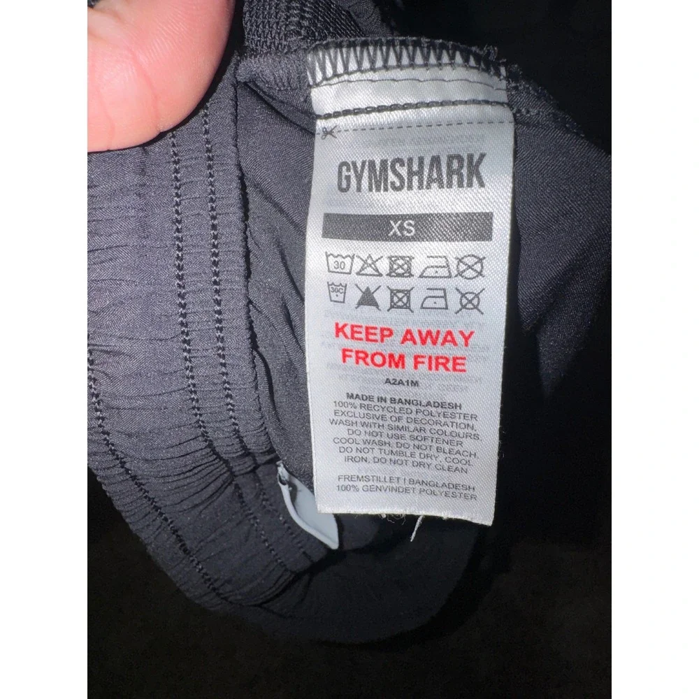Gymshark Black Athletic Shorts Womens XS Logo Gym Workout Training‎