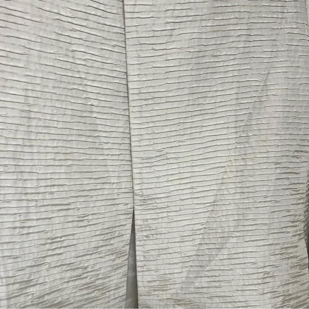 Eileen Fisher Petites Silk Champagne Textured Jacket Women’s Petite Small
