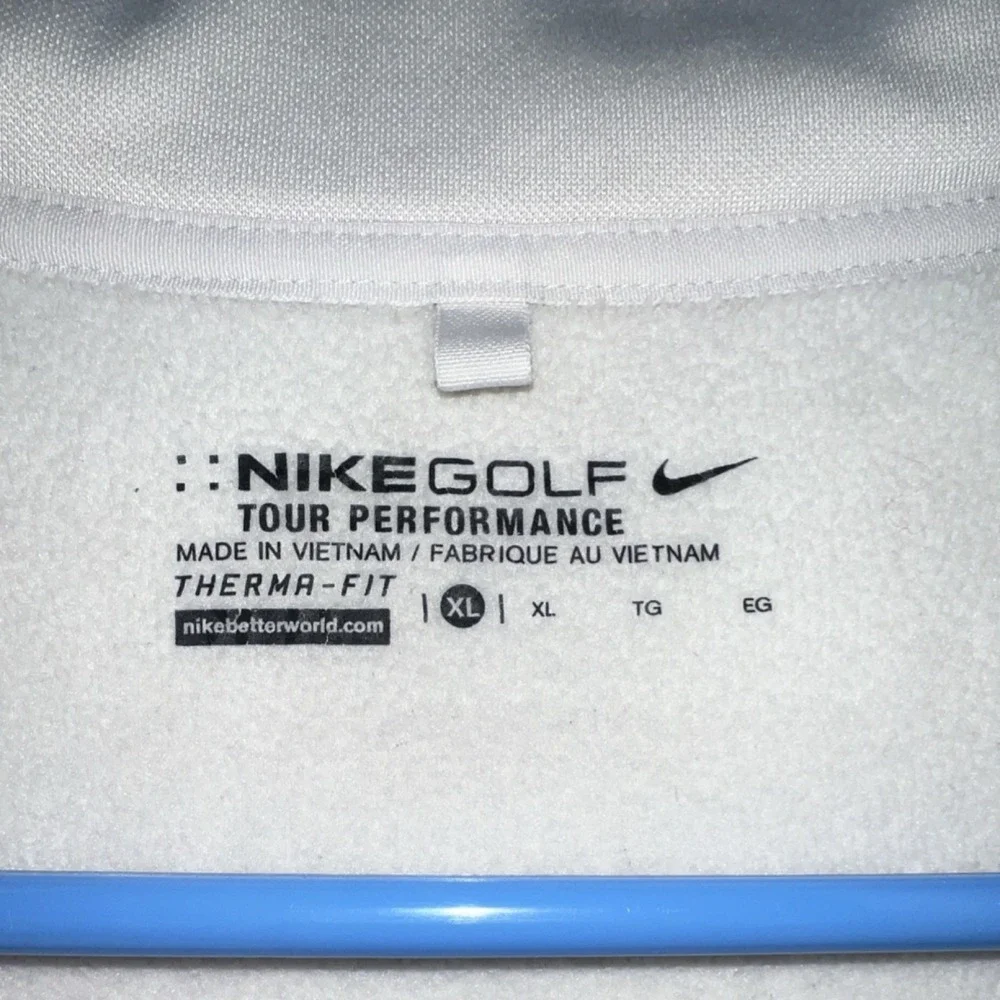Nike Golf Tour Performance Therma-FIT 1/4 Zip Pullover Gray 482196-072 XL