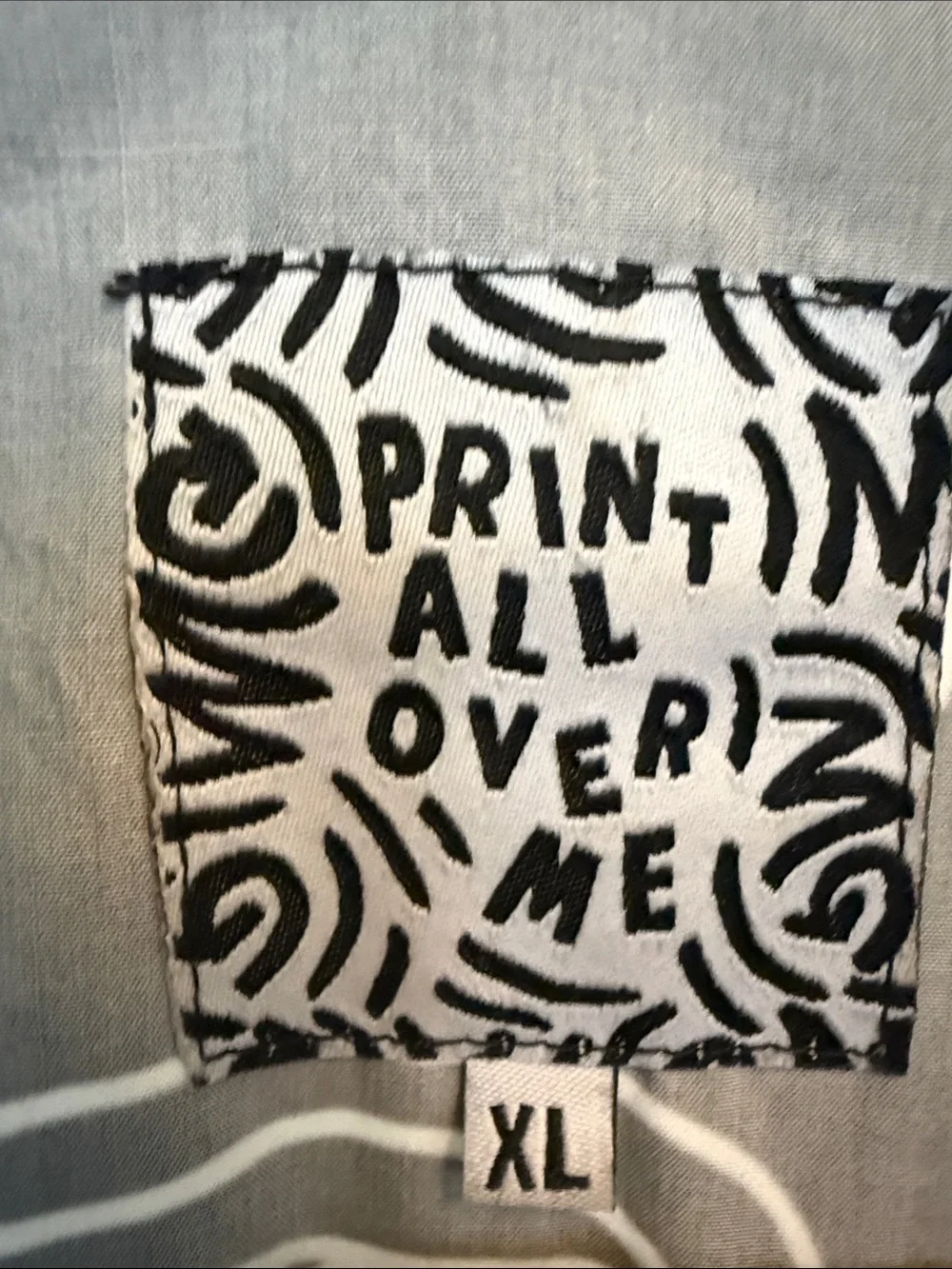 Print All Over Me modern black