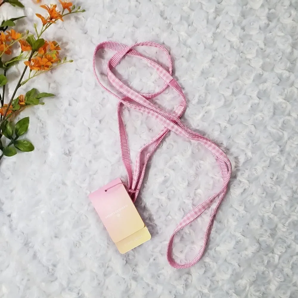 Stoney Clover Lane x Target pink plaid pet leash