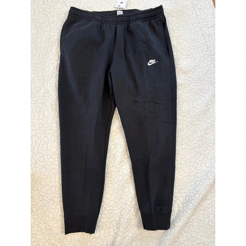 Nike Sportswear Standard Joggers Men's Black‎ Tapered Leg Sweatpants Size XXL