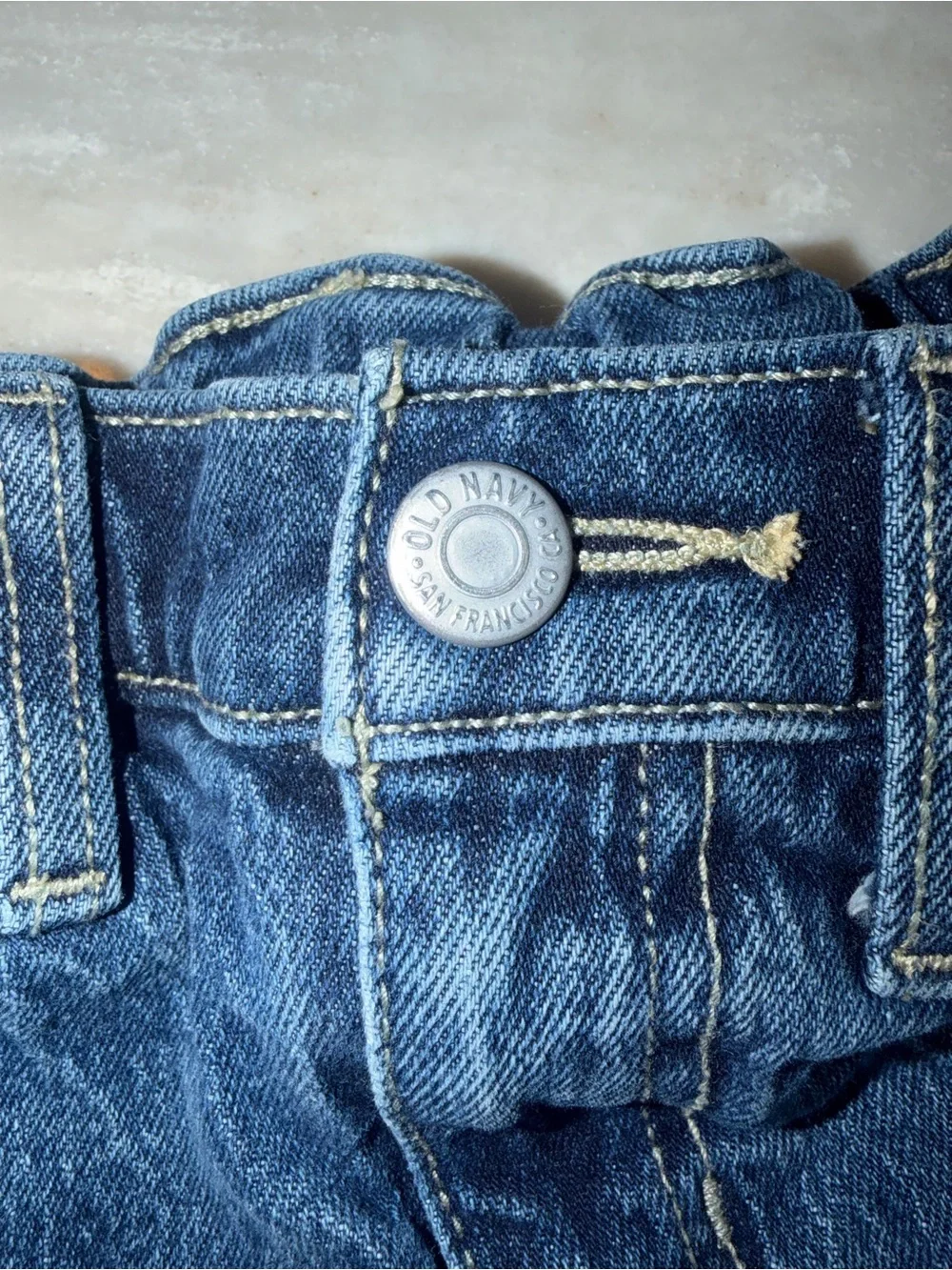 Old Navy Girls Size 8 High-Rise Rhinestone Flare Jeans