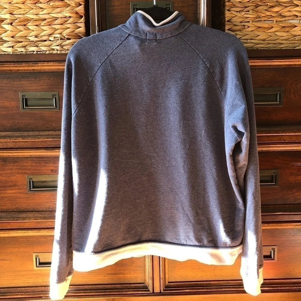 Valerie Stevens blue zip up jacket in size L