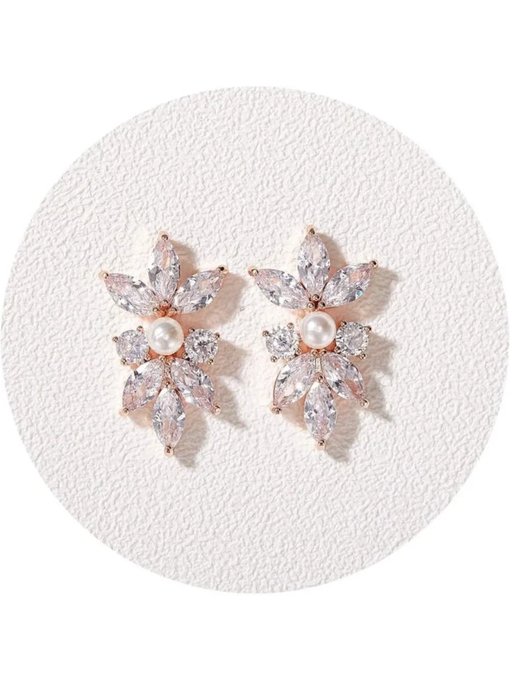 Elegant Marquise Bridal Stud Earrings for Weddings & Bridesmaids - Perfect Gift