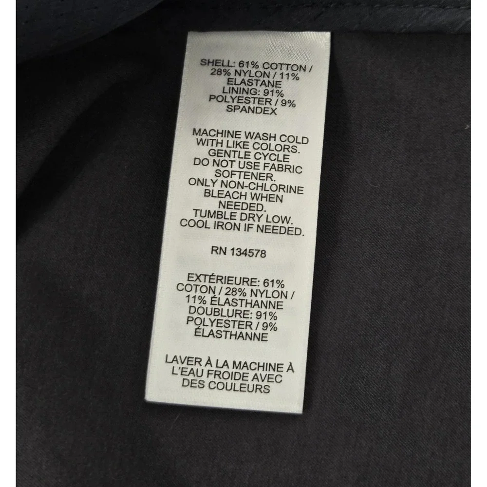 Vineyard Vines Lightweight On-The-Go Blazer Men's 38R Dark Night Grey Solid NWT