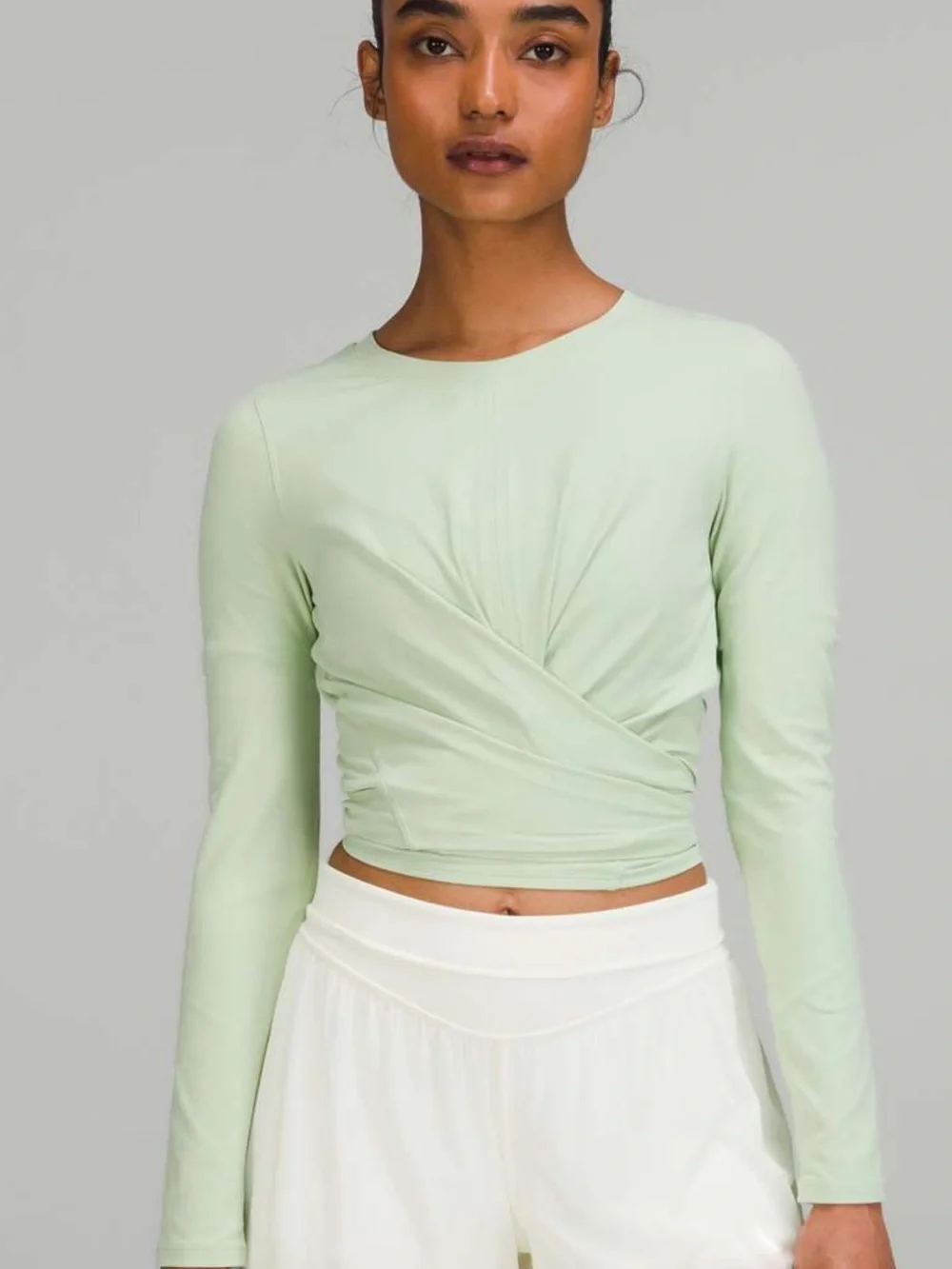 Lululemon Women’s Time to Restore Long Sleeve Creamy Mint Size 8