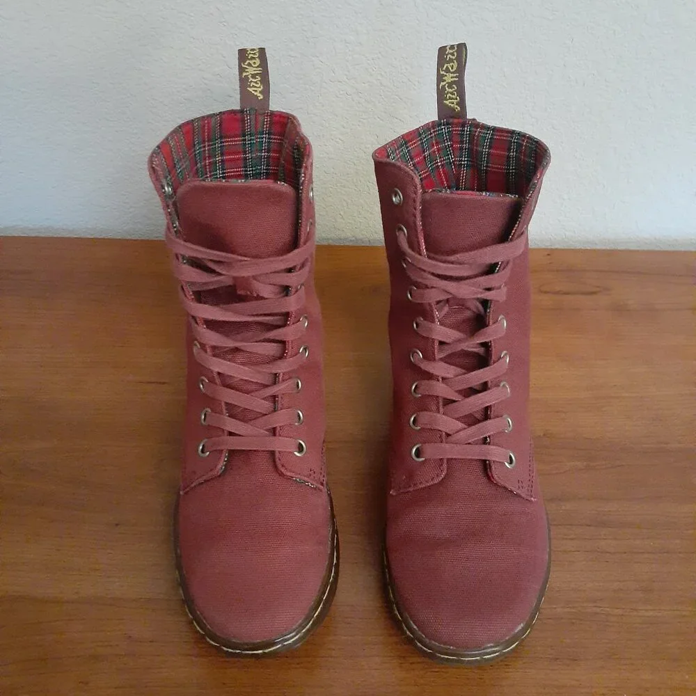 Dr. Martens canvas cherry