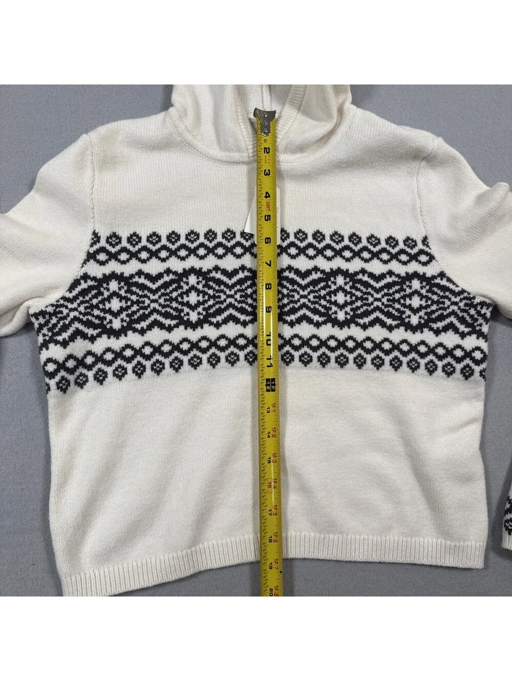 Aerie Hooded Sweatshirt White/Black Women's M - New With Tags